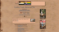 Desktop Screenshot of cowboyfrank.net