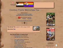 Tablet Screenshot of cowboyfrank.net